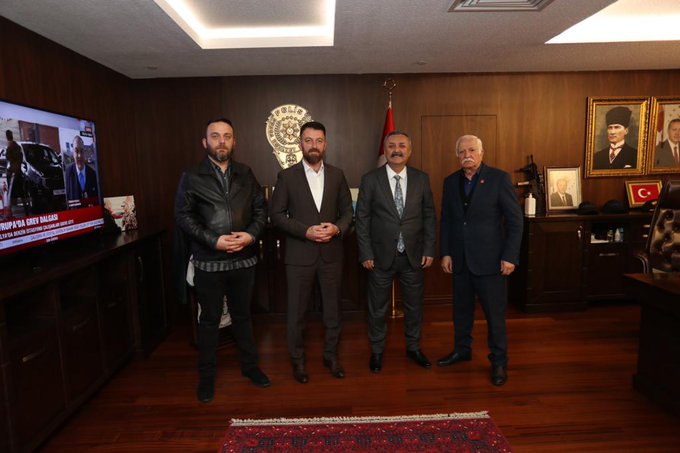 BURSA IL EMNIYET MÜDÜRÜ TACETTIN ASLAN'I ZIYARET ETTIK.