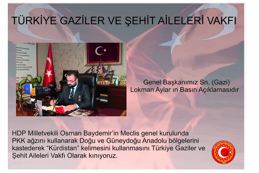Lokman Aylar'in Basin Açiklamasidir