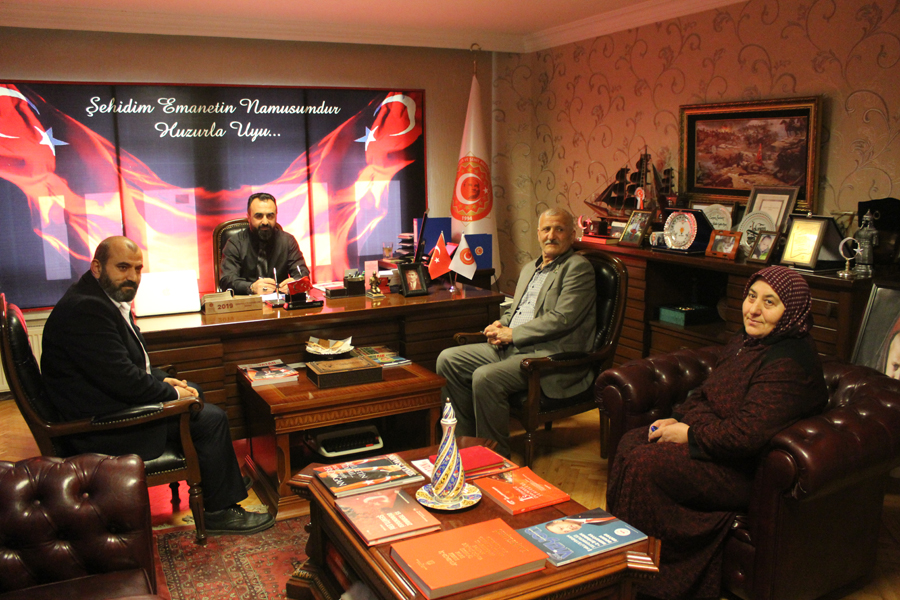 Aziz Sehidimizin Ailesinden Vakfimiza Ziyaret