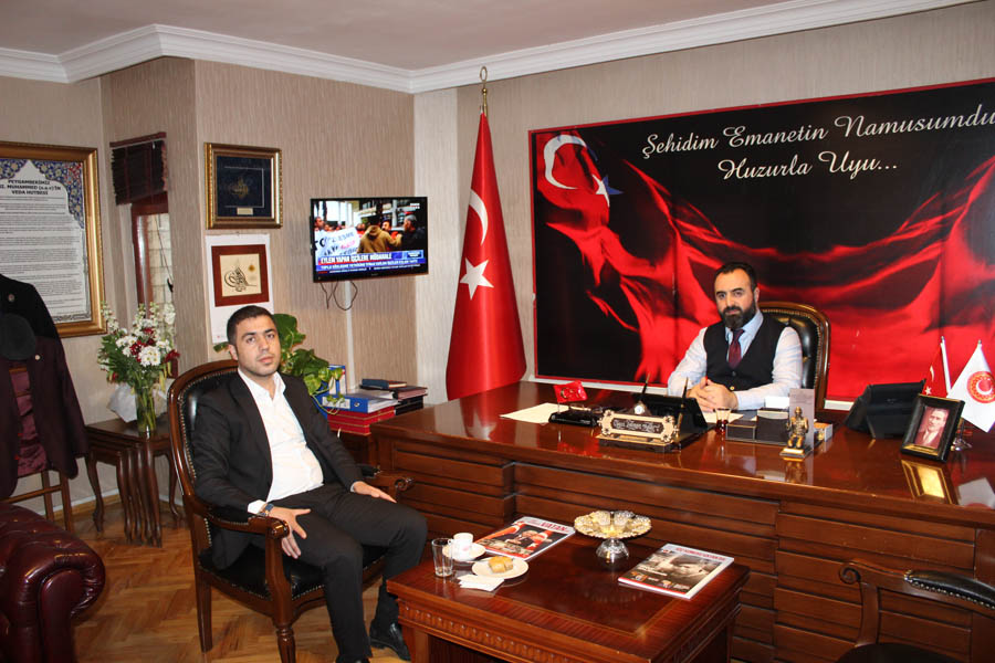 Dernek Baskani Sami Keskin Beyefendi Vakfimizi Ziyaret Etti