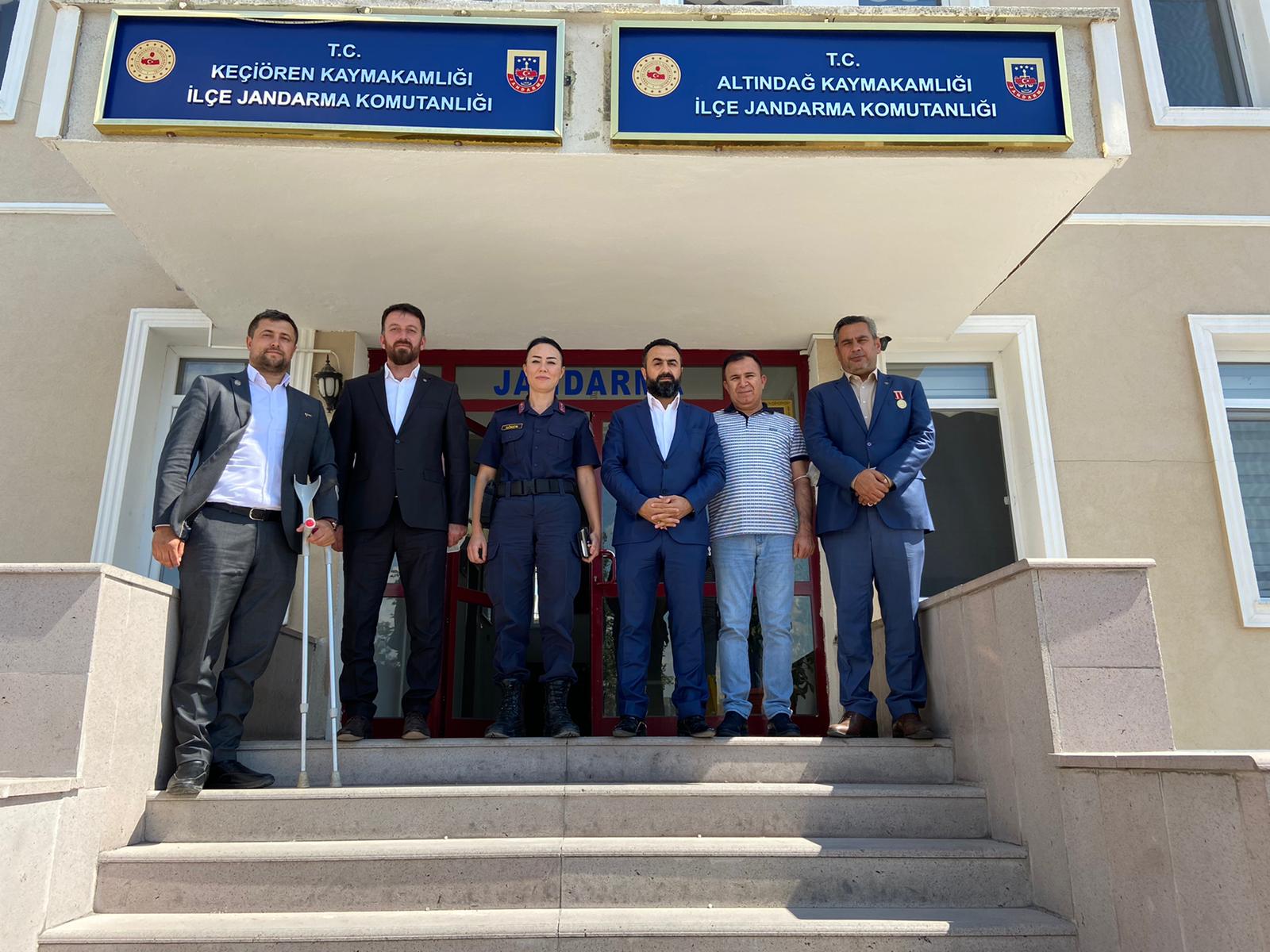 ALTINDAG ILÇE JANDARMA KOMUTANLIGINA ZIYARET