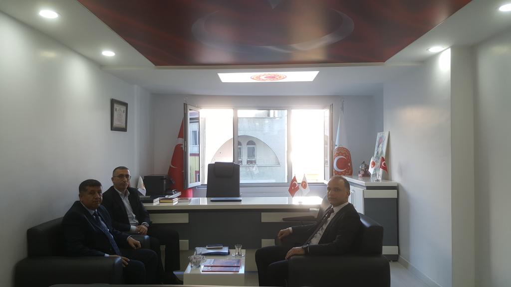 Halk Egitim Merkezi Müdüründen Vakfimiza Ziyaret