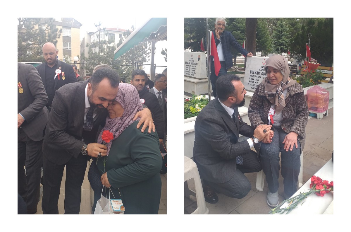 Sehitliklerde evlatlarinin, babalarinin, eslerinin kabirleri basinda dua eden sehit yakinlarinin dualarina Amin deyip, bayramlarini kutlamayi bize lütfeden Rabb'imize sonsuz salat ve selam olsun. 